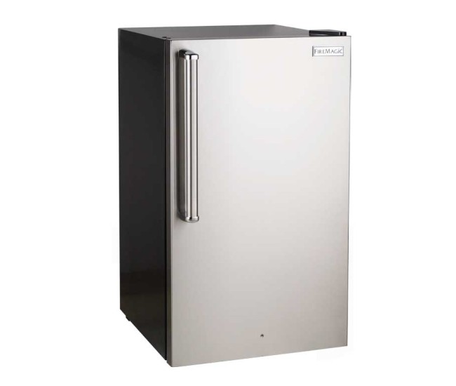 Fire Magic Premium, 4.2 Cubic Foot Refrigerator, w/ Locking Door, Right Hinged