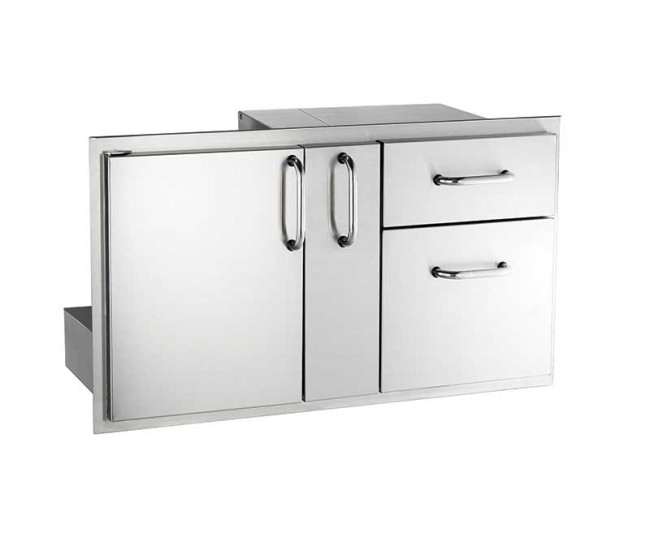 Fire Magic 36 x 18 Access Door with Platter and Double Drawer