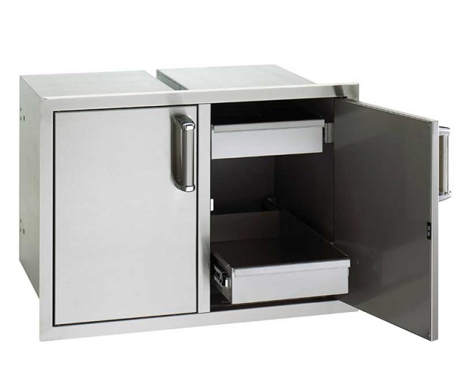 Fire Magic Flush Mount Double Drawer with 2 Dual Drawer