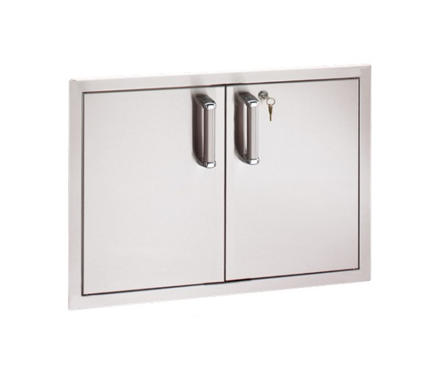 Fire Magic Flush Mount 15 x 30 Double Access Doors (Reduced Height) with Soft Close System