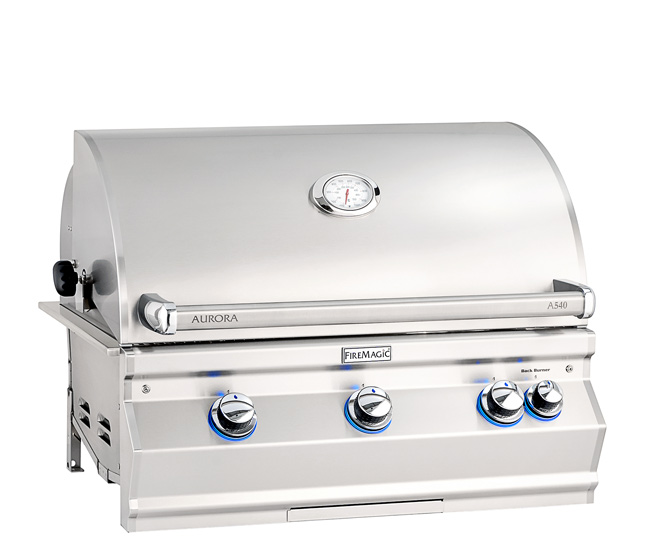 Fire Magic 30-inch Aurora A540i Built In Grill With Rotisserie