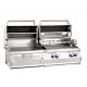 Fire Magic 46-inch Aurora A830i, Gas and Charcoal Combo Grill With Rotisserie