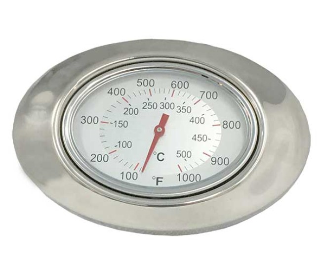 Fire Magic Analog Thermometer for Echelon, Aurora and Choice Grills with Bezel (Pre 2020)