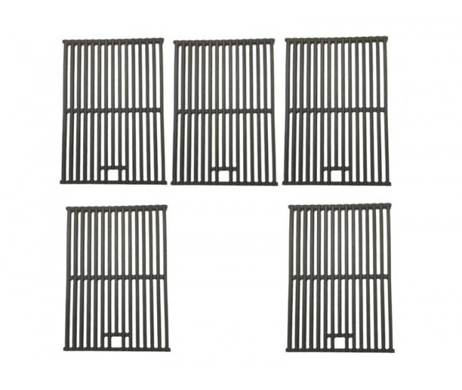 Fire Magic Porcelain Cast Iron Cooking Grids for Regal 2, Echelon E660 and Aurora A660 Grills (Set of 5)