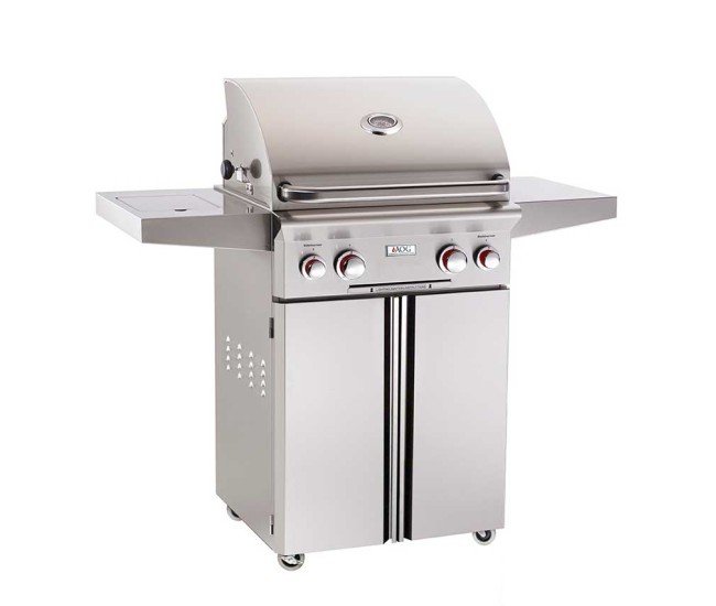 American Outdoor Grills by Fire Magic 24-Inch T Series Portable Grill With Rotisserie Backburner and Side Burner