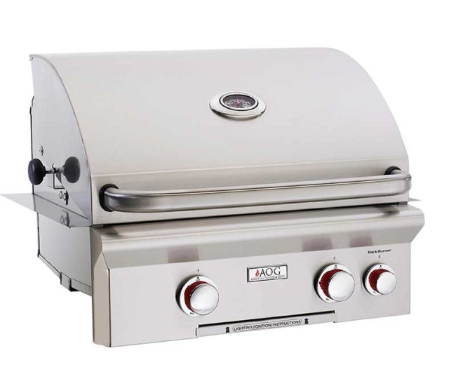 American Outdoor Grill By Fire Magic 24-inch T Series Built In Grill With Rotisserie Backburner