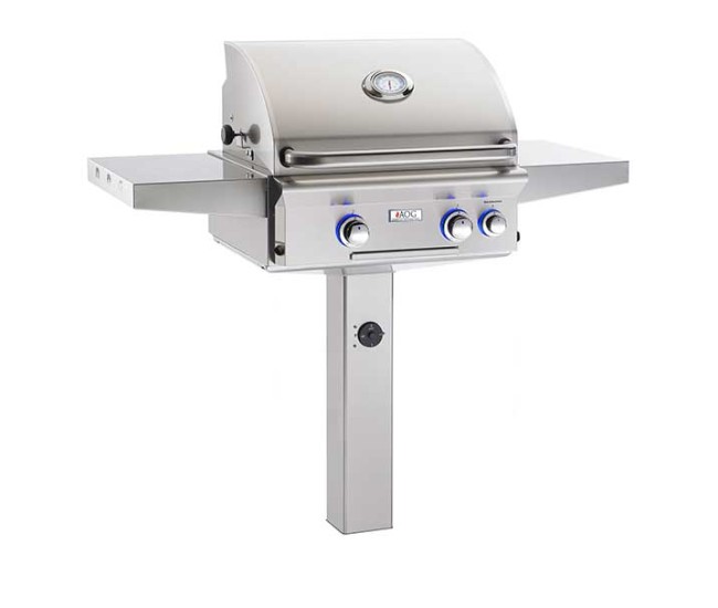 American Outdoor Grill by Fire Magic 24-Inch L Series In-Ground Grill With Rotisserie Backburner