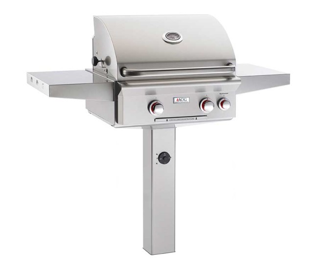 American Outdoor Grills by Fire Magic 24-Inch T Series In-Ground Grill With Rotisserie Backburner