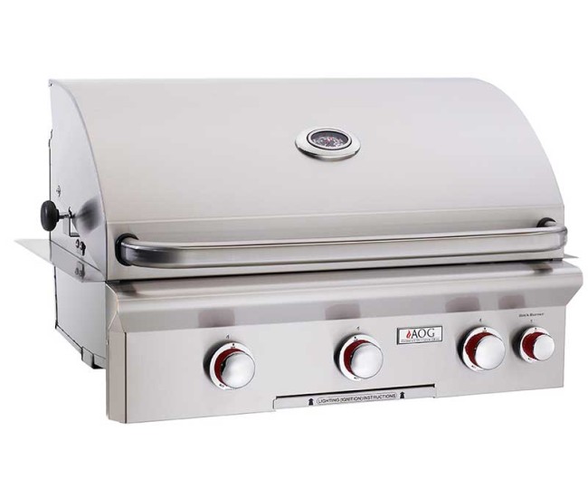 American Outdoor Grills by Fire Magic 30-Inch T Series Built-In Grill With Rotisserie Backburner