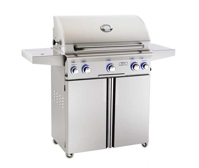 American Outdoor Grill By Fire Magic 30-inch L Series Portable Grill With Rotisserie and Single Side Burner