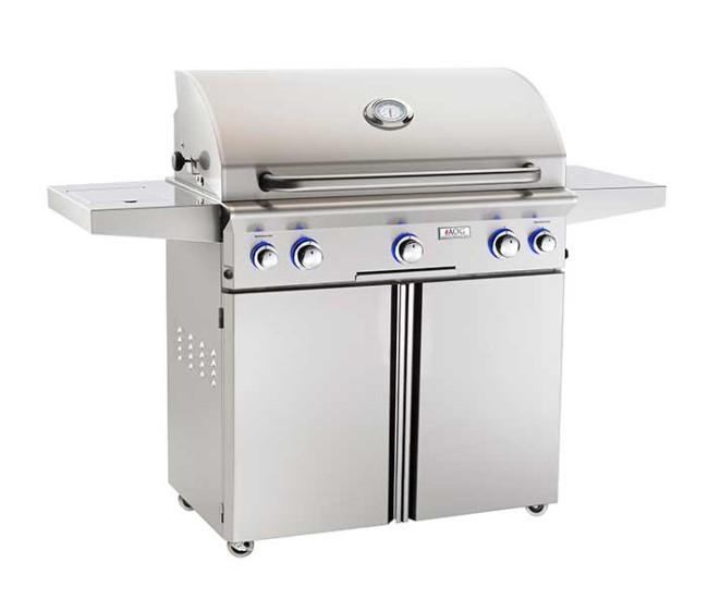 American Outdoor Grill By Fire Magic 36-inch L Series Portable Grill With Rotisserie and Single Side Burner